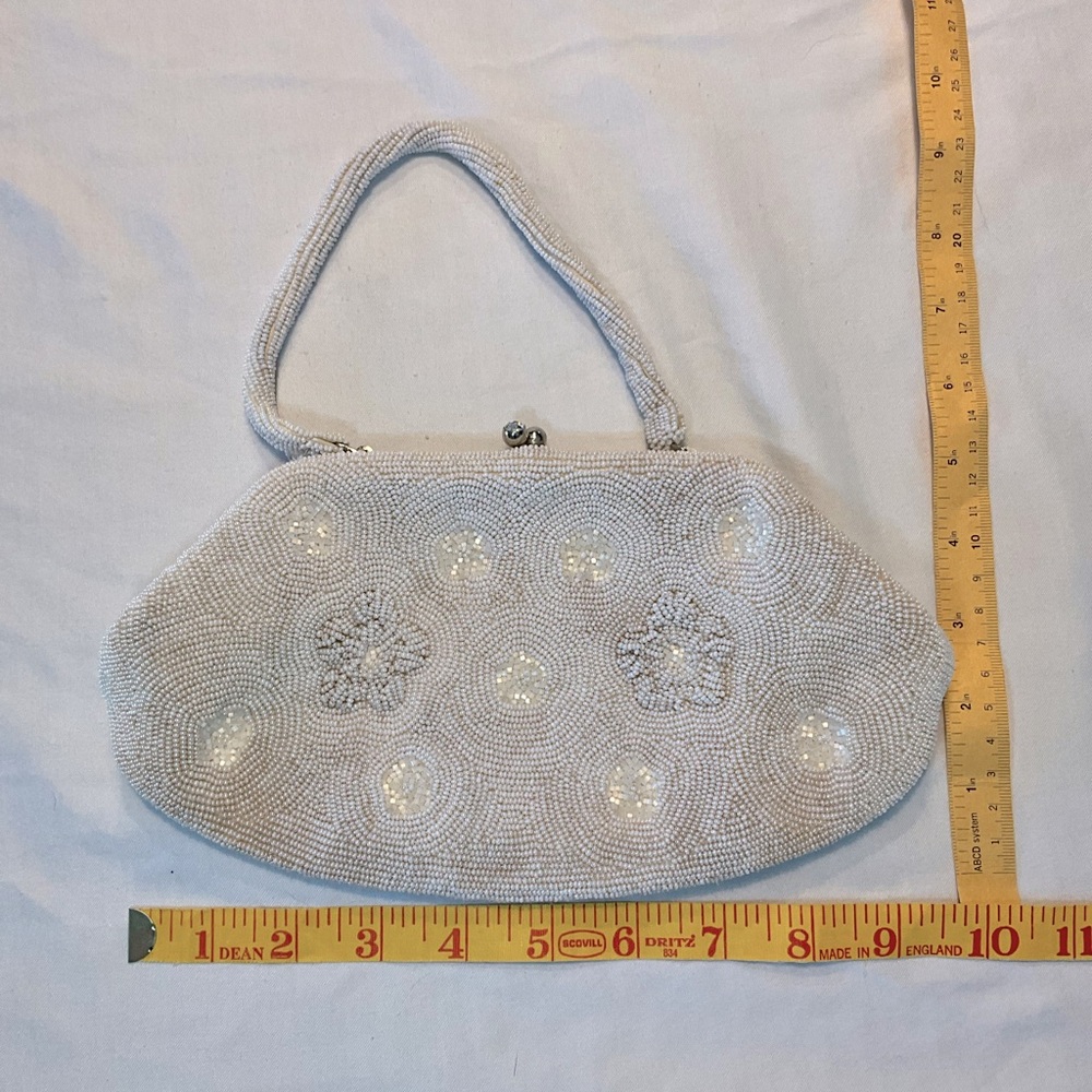 Vintage Italian beads, wristlet bag